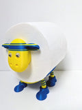 Warrington Wolves Super Sheep Toilet Roll Holder – Primrose & Blue