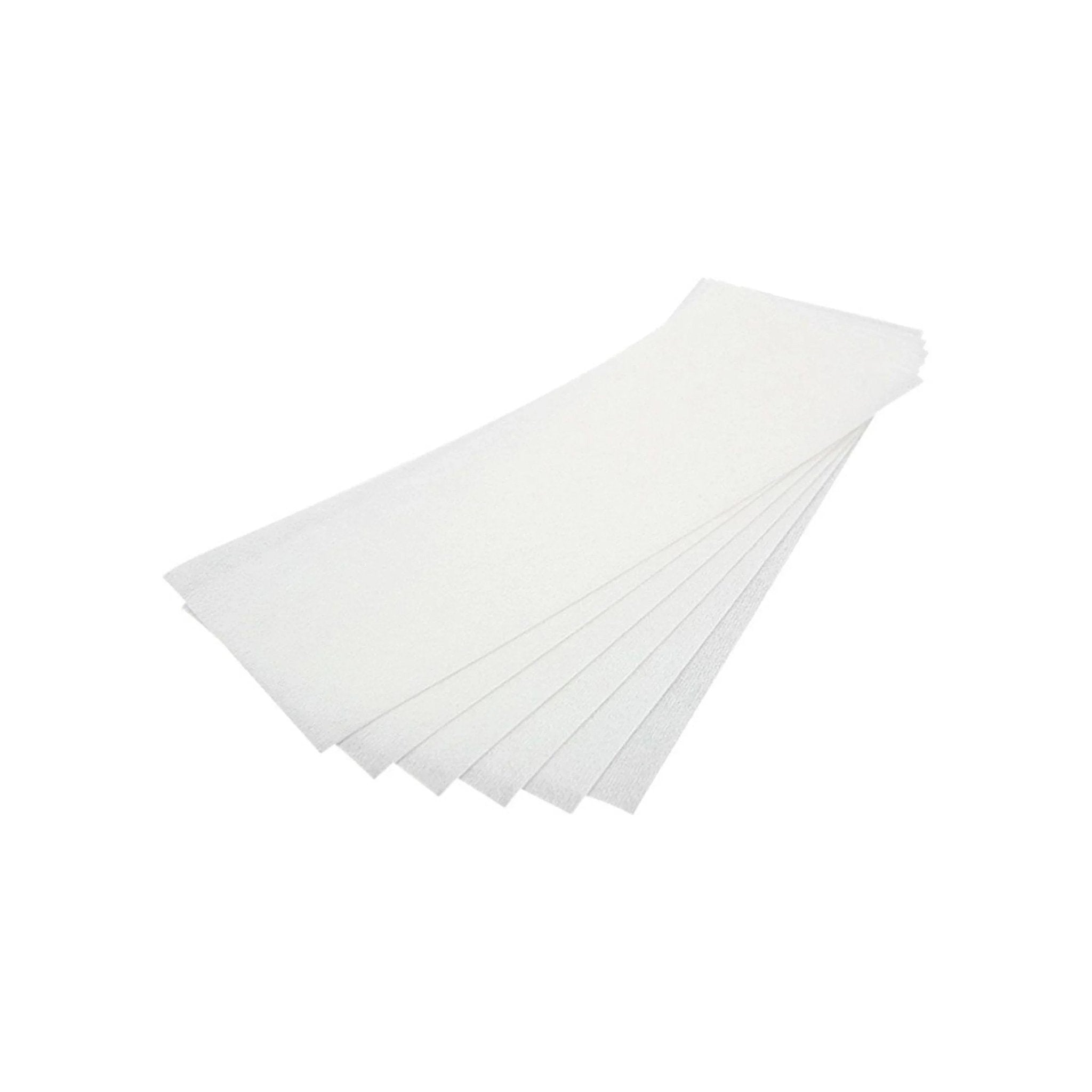 London Brow Company Paper Wax Strips – 100 Pack White 19cm x 7cm
