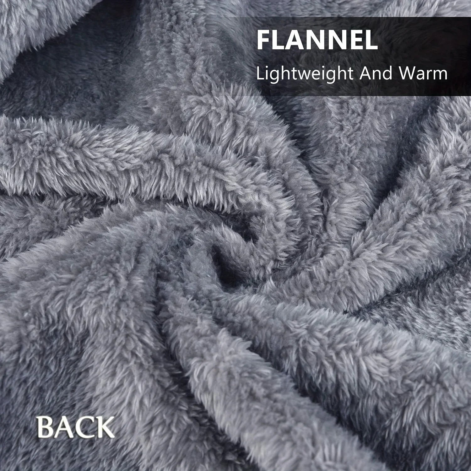 Wearable Flannel Blanket Shawl – Soft Fleece Wrap for Home & Office
