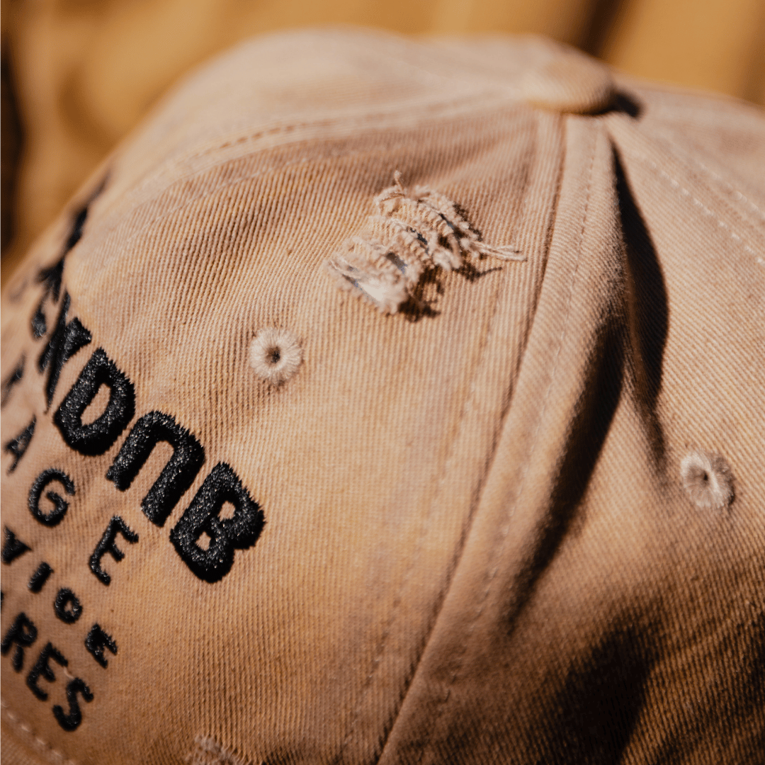 Uggly and Co Beige Parts & Spares Vintage Cotton Baseball Cap