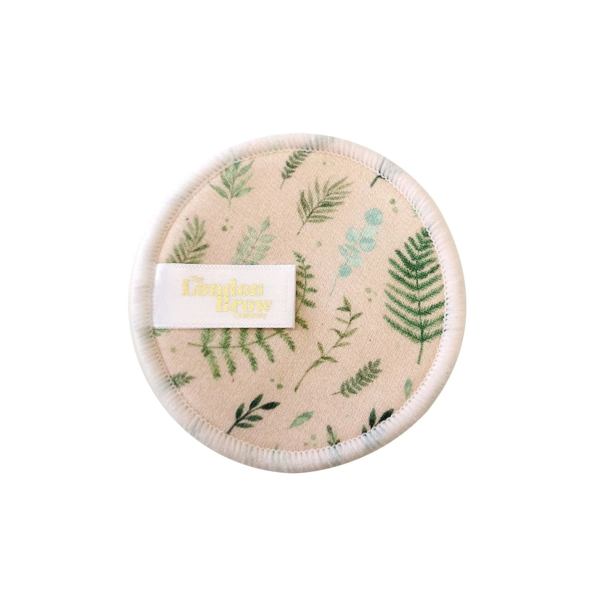 London Brow Reusable Bamboo Makeup Pads with Bamboo Storage Jar