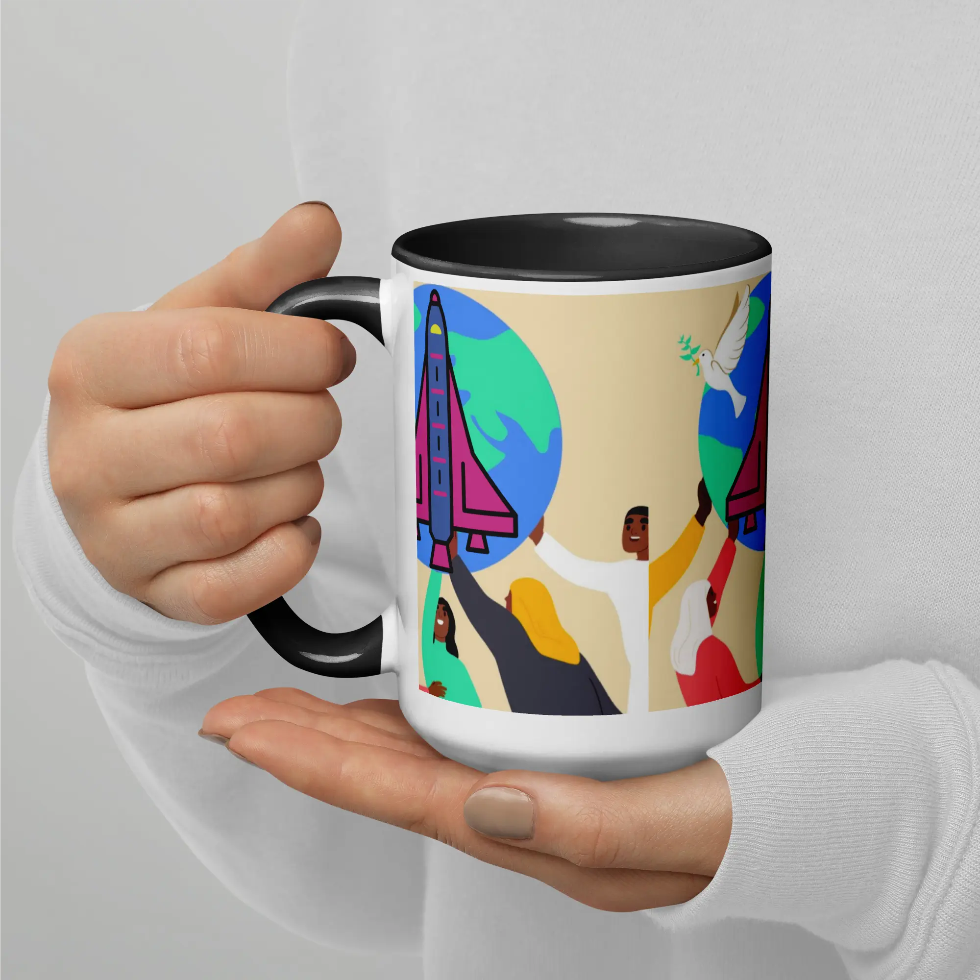 First Home Mug with Color Inside