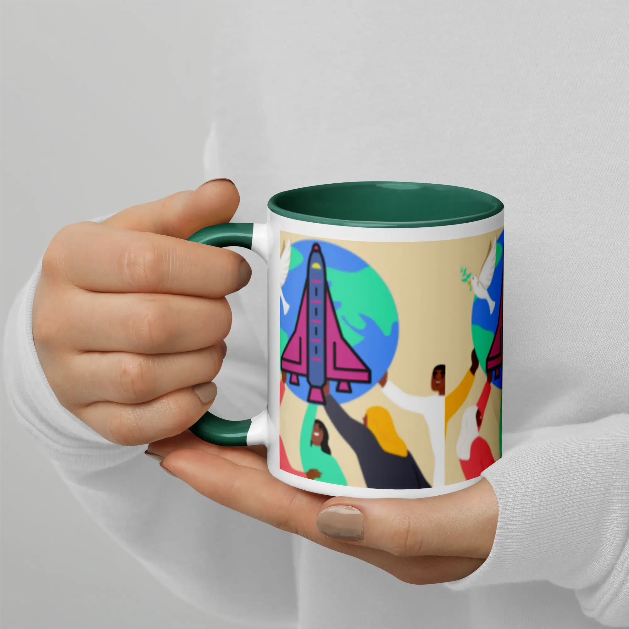 First Home Mug with Color Inside