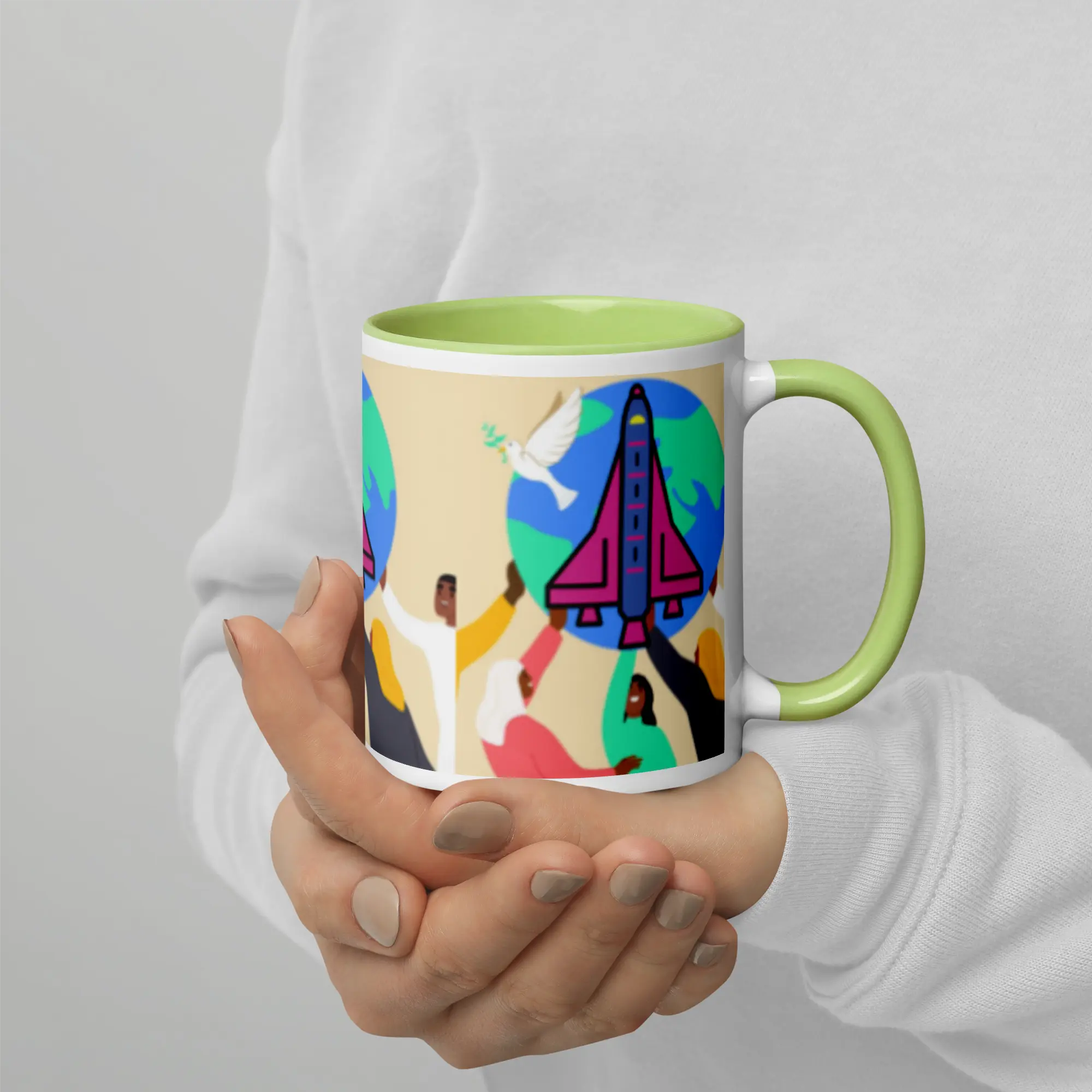 First Home Mug with Color Inside