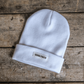 Uggly and Co White Beanie – Soft Acrylic Double Layer Knit Hat