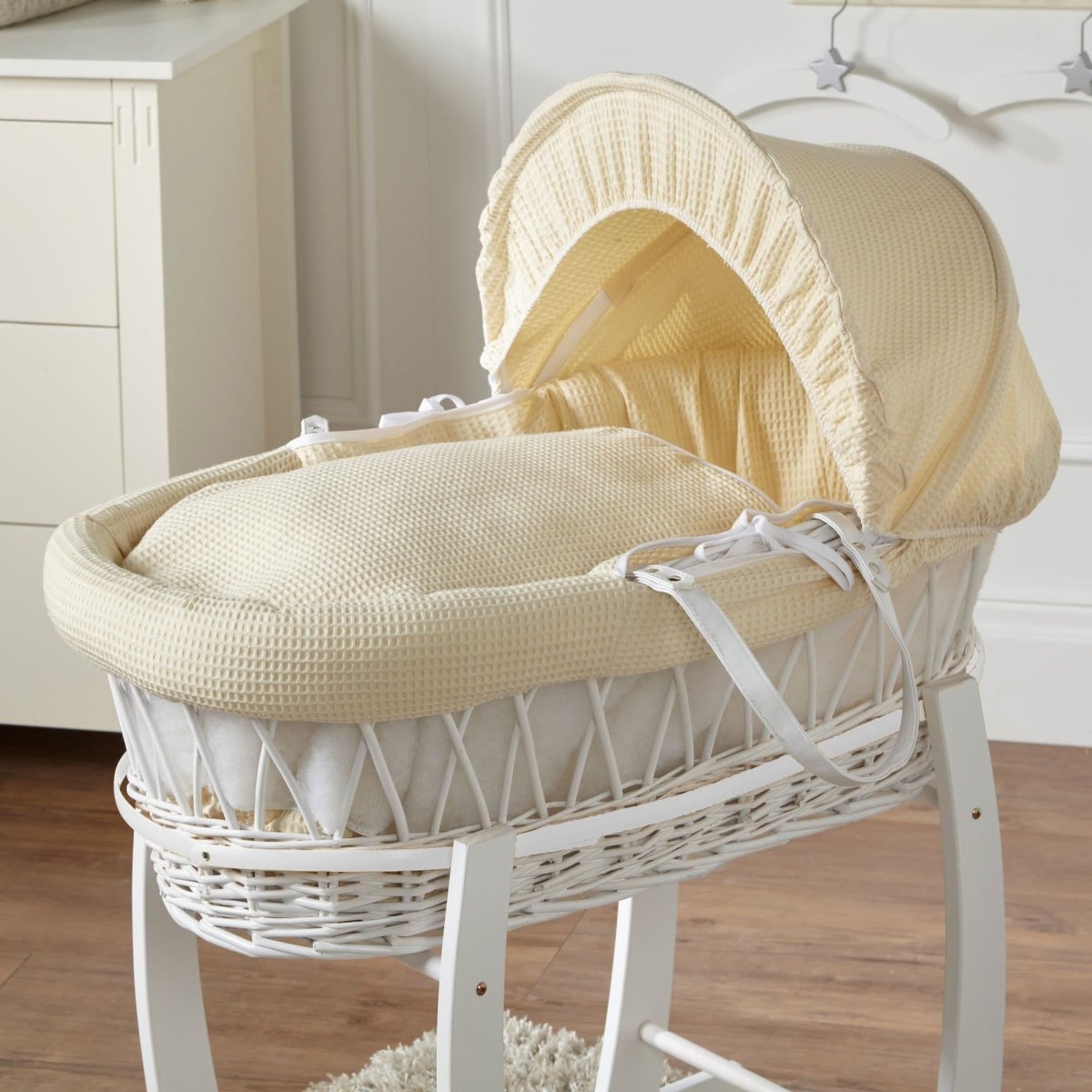 Wicker Moses Basket – For Your Little One Handwoven Newborn Bassinet