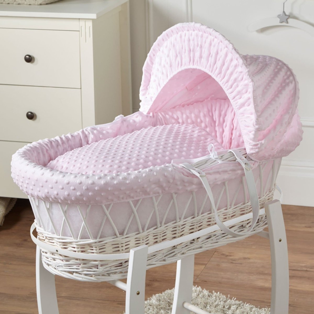 Wicker Moses Basket – For Your Little One Handwoven Newborn Bassinet