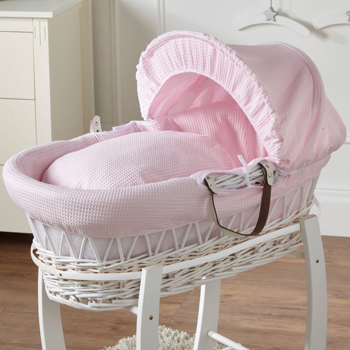 Wicker Moses Basket – For Your Little One Handwoven Newborn Bassinet