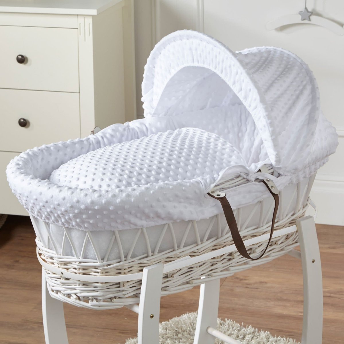 Wicker Moses Basket – For Your Little One Handwoven Newborn Bassinet