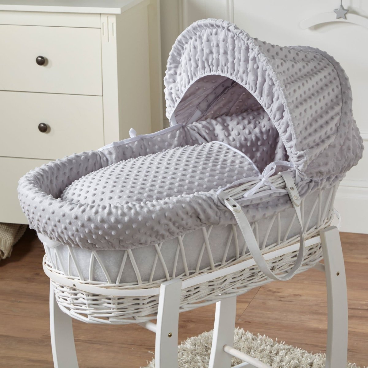 Wicker Moses Basket – For Your Little One Handwoven Newborn Bassinet