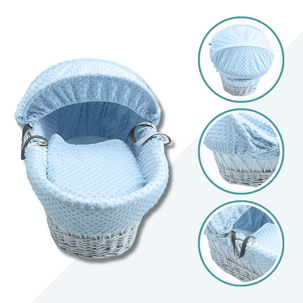 Wicker Moses Basket – For Your Little One Handwoven Newborn Bassinet
