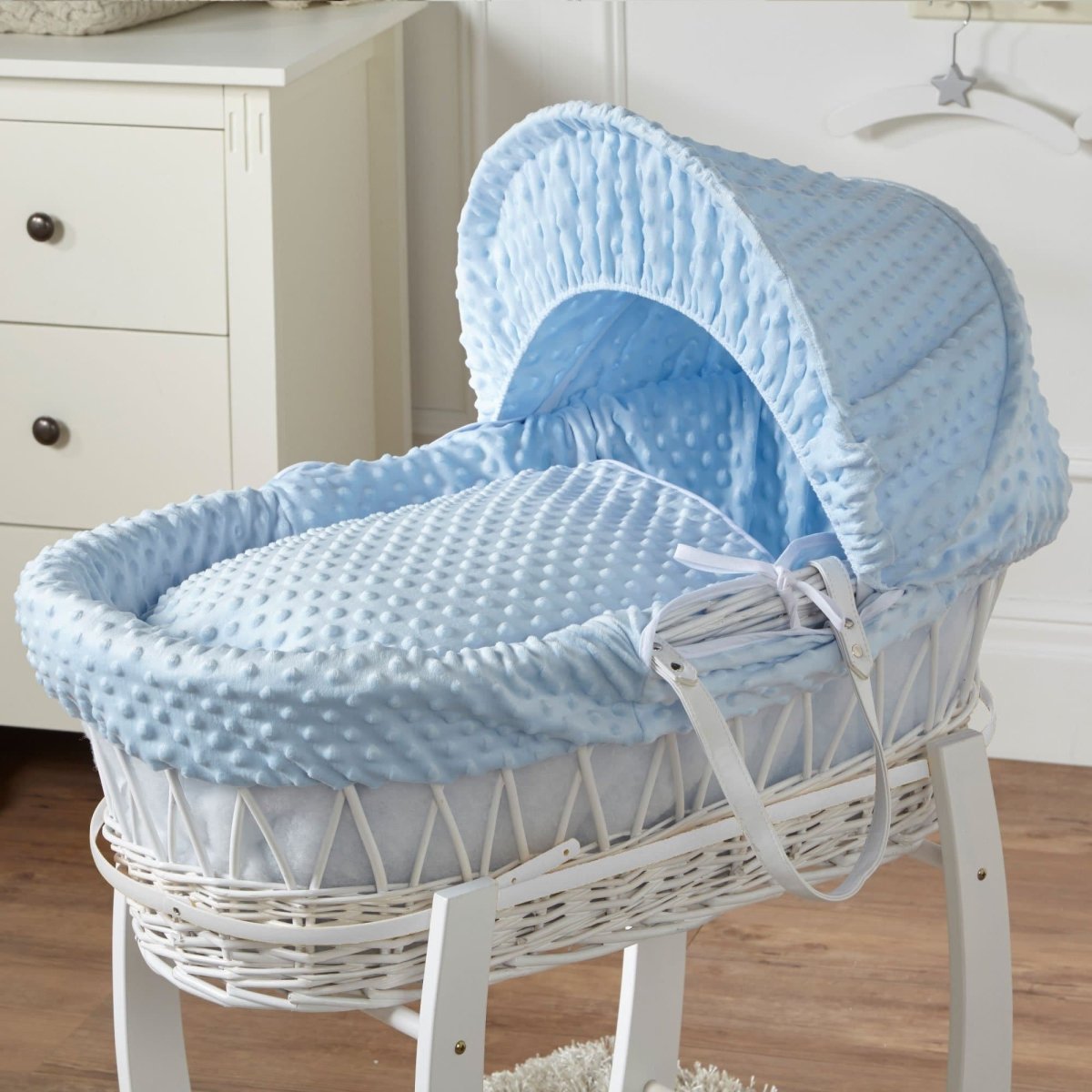 Wicker Moses Basket – For Your Little One Handwoven Newborn Bassinet