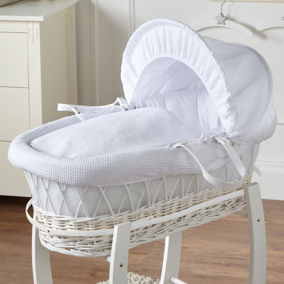 Wicker Moses Basket – For Your Little One Handwoven Newborn Bassinet