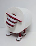 Wigan Warriors Rugby Super Sheep Toilet Roll Holder – Cherry & White