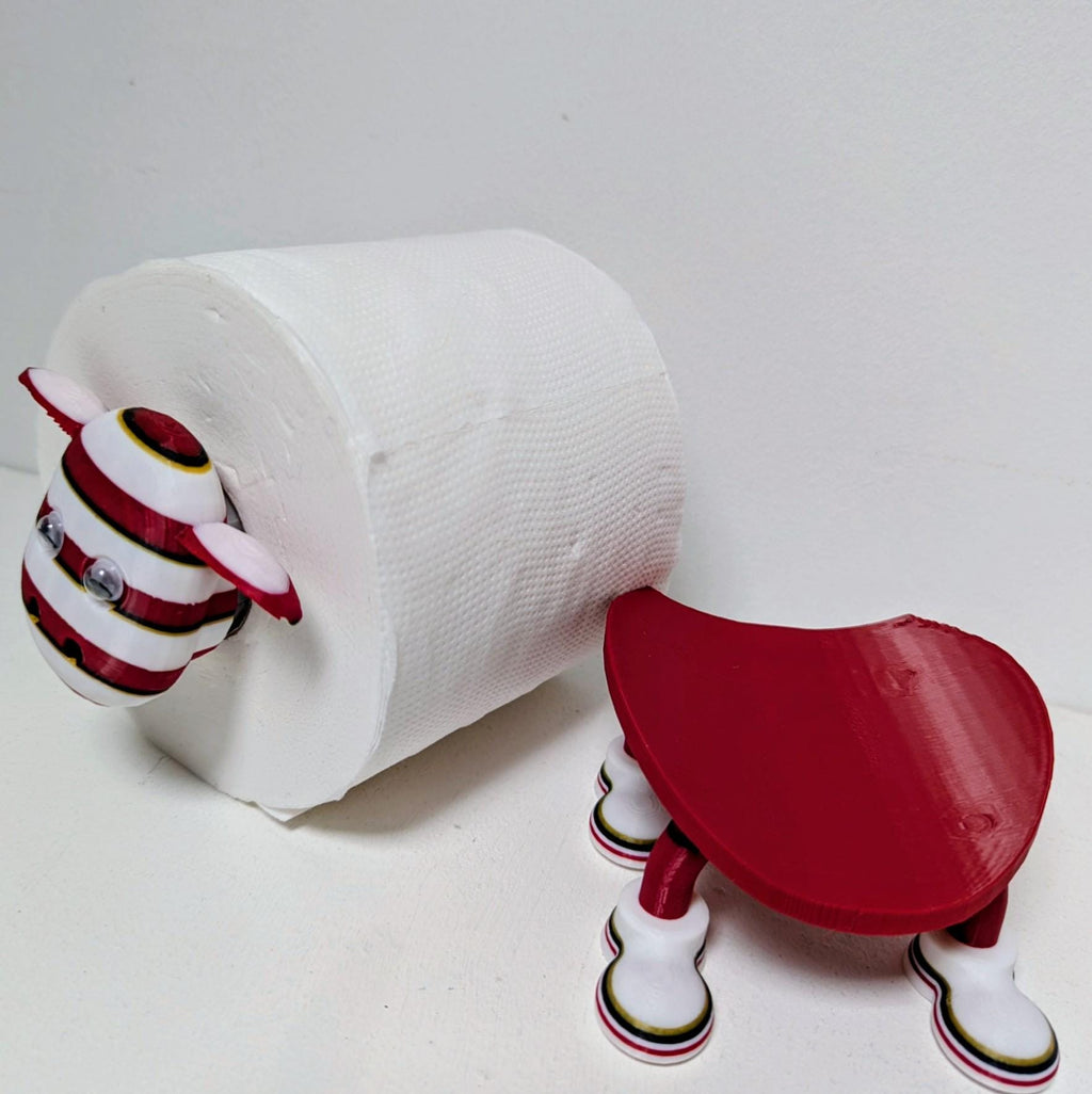 Wigan Warriors Rugby Super Sheep Toilet Roll Holder – Cherry & White