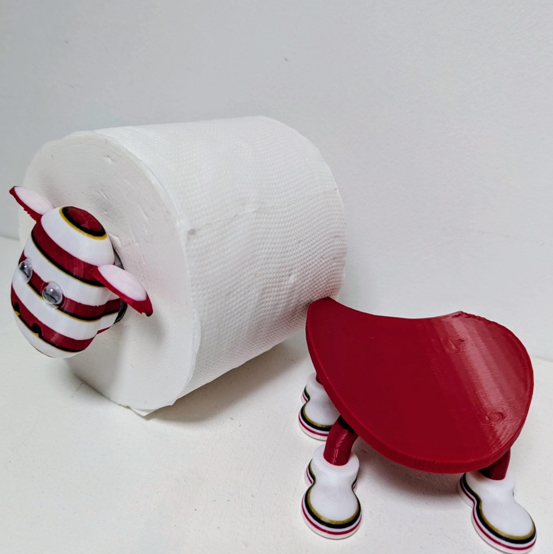 Wigan Warriors Rugby Super Sheep Toilet Roll Holder – Cherry & White