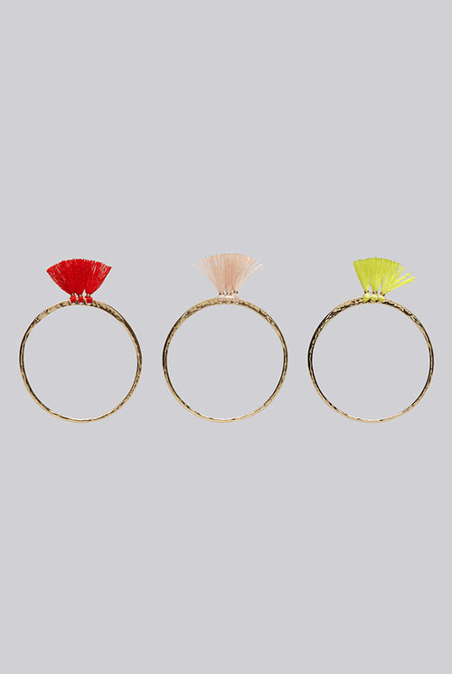 Wilma 3 Tassel Bracelets
