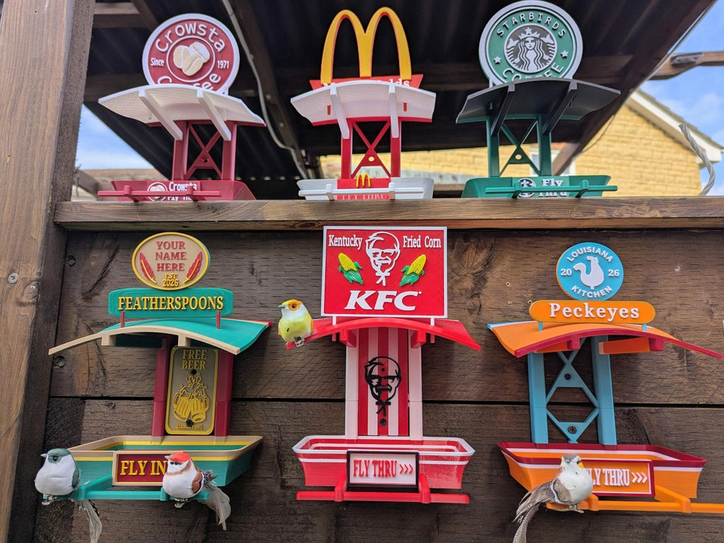 Chaddyverse Wing Hop Bird Feeder – 3D Printed Eco-Friendly PLA