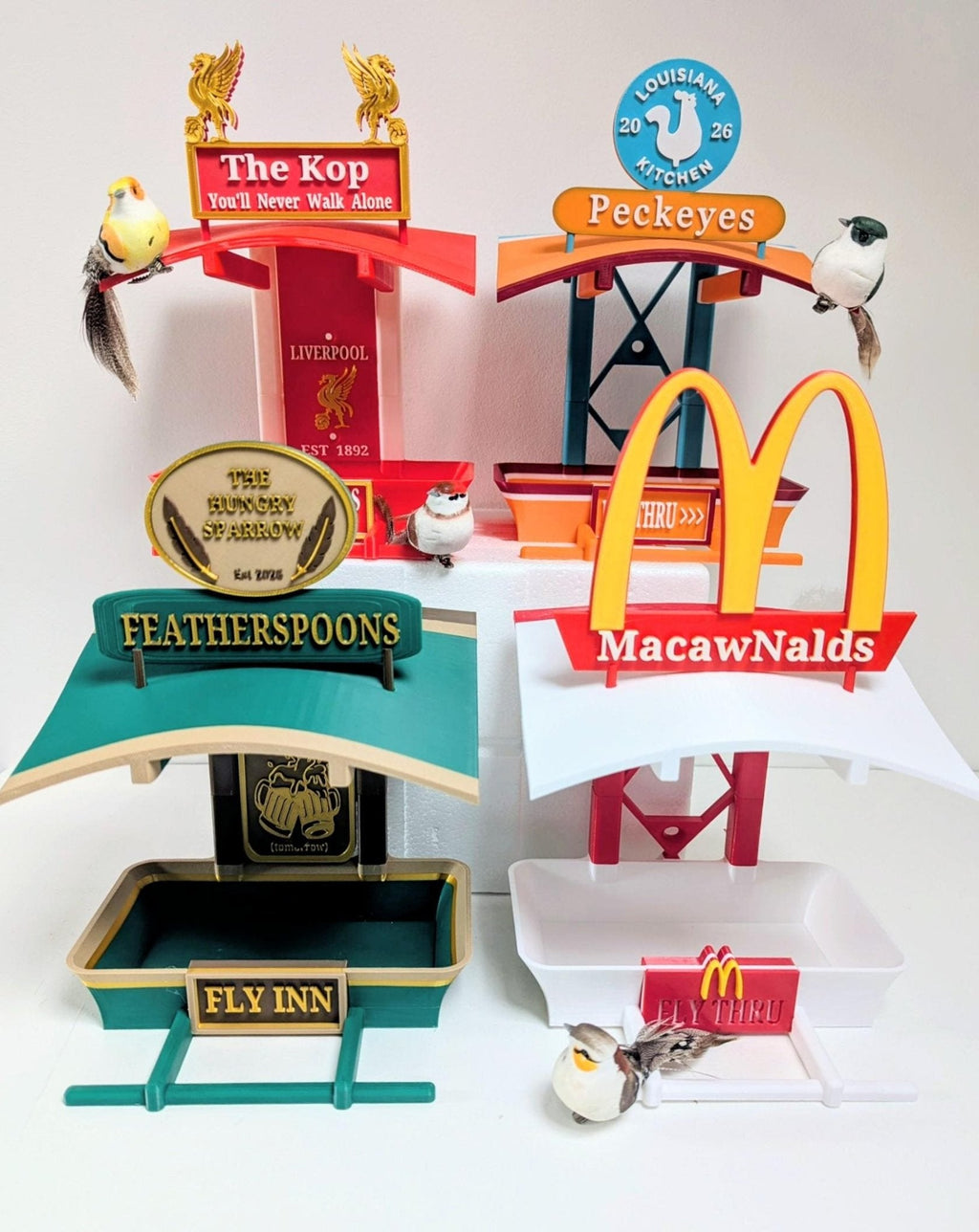Chaddyverse Wing Hop Bird Feeder – 3D Printed Eco-Friendly PLA