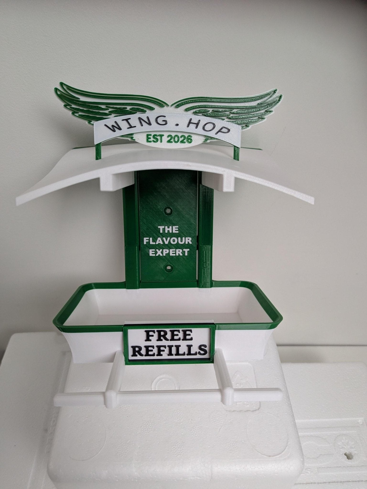 Chaddyverse Wing Hop Bird Feeder – 3D Printed Eco-Friendly PLA
