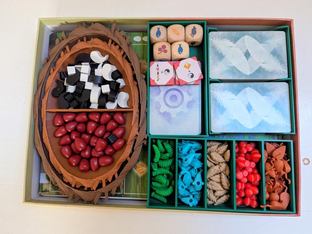 Wingspan Asia Board Game Box Organiser & 3D-Printed Upgrade Kit | Chaddyverse