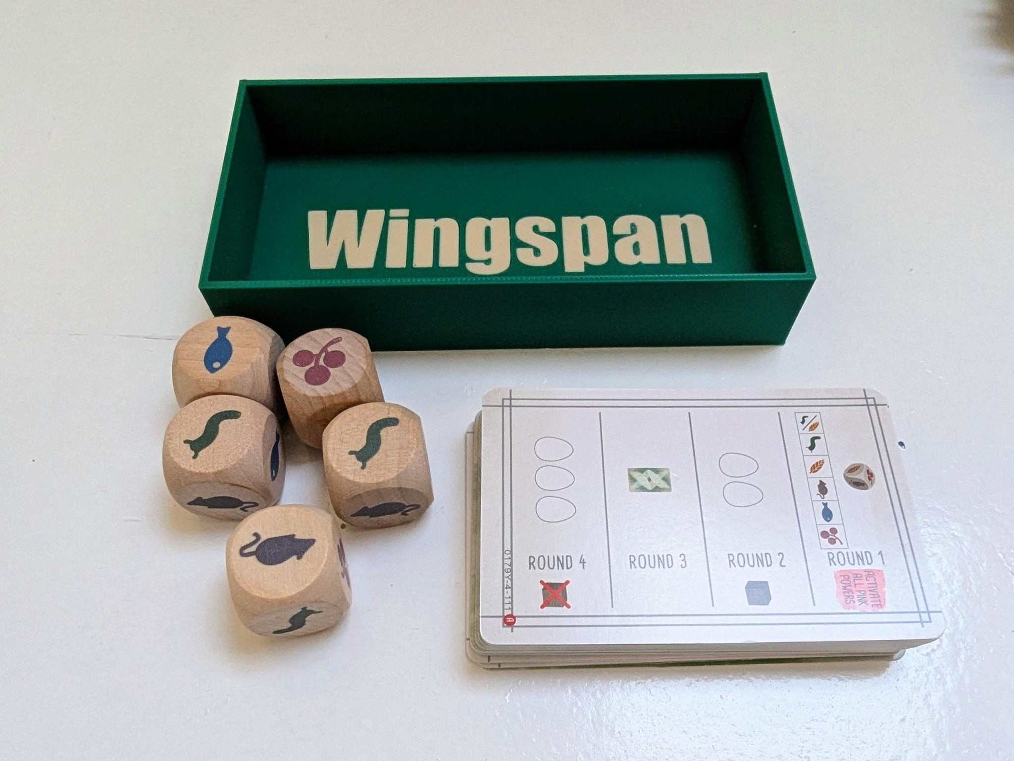Wingspan Asia Board Game Box Organiser & 3D-Printed Upgrade Kit | Chaddyverse