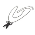 Alchemy Gothic Witches Shears Raven Scissors Necklace | English Pewter