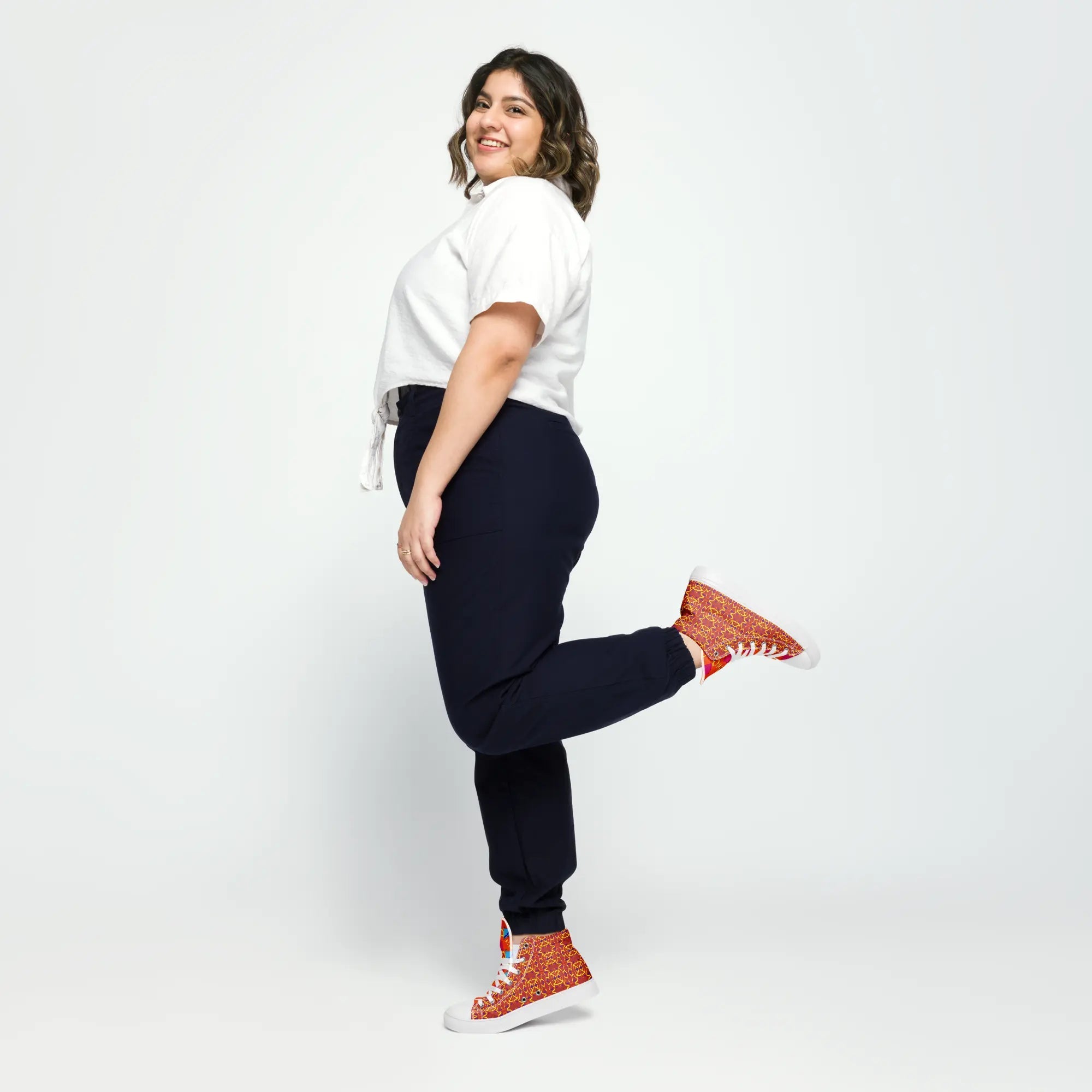Direct Women’s high top canvas shoes