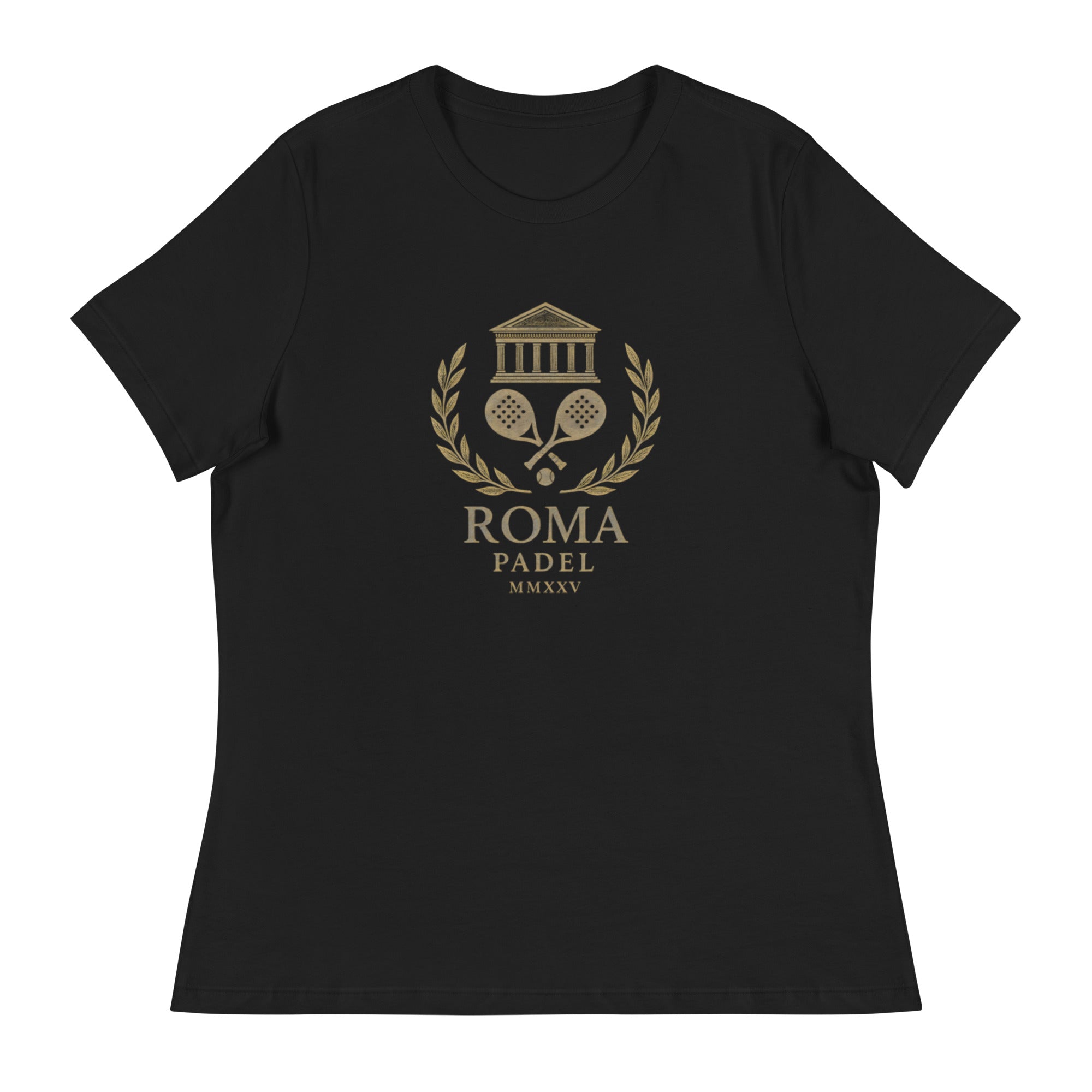 ROMA MMXXV Women’s Relaxed Padel T‑Shirt – Organic Cotton by Corcuera Padel Club