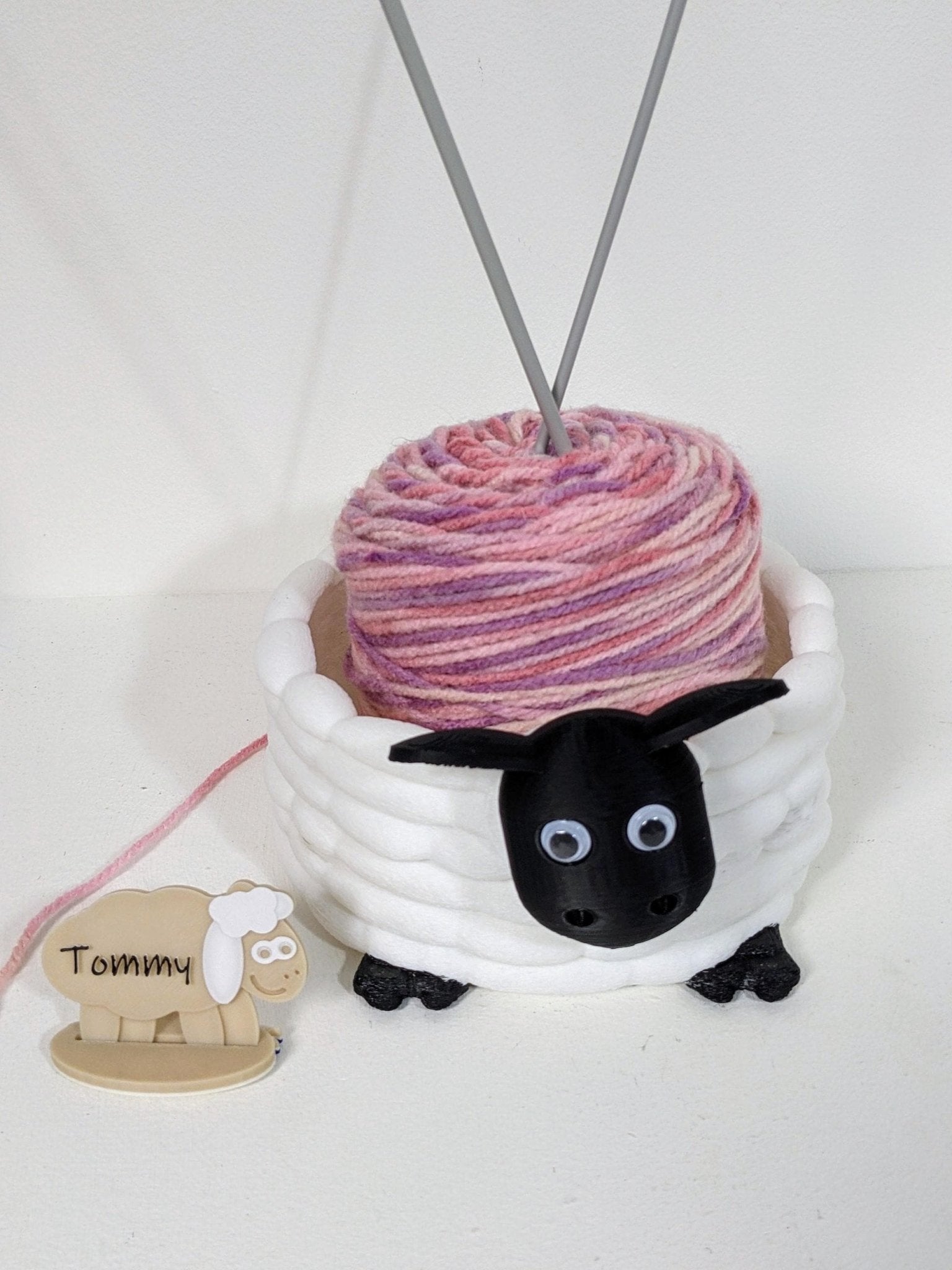 Chaddyverse Sheep Yarn Bowl – 3D Printed PLA Knitting & Crochet Holder