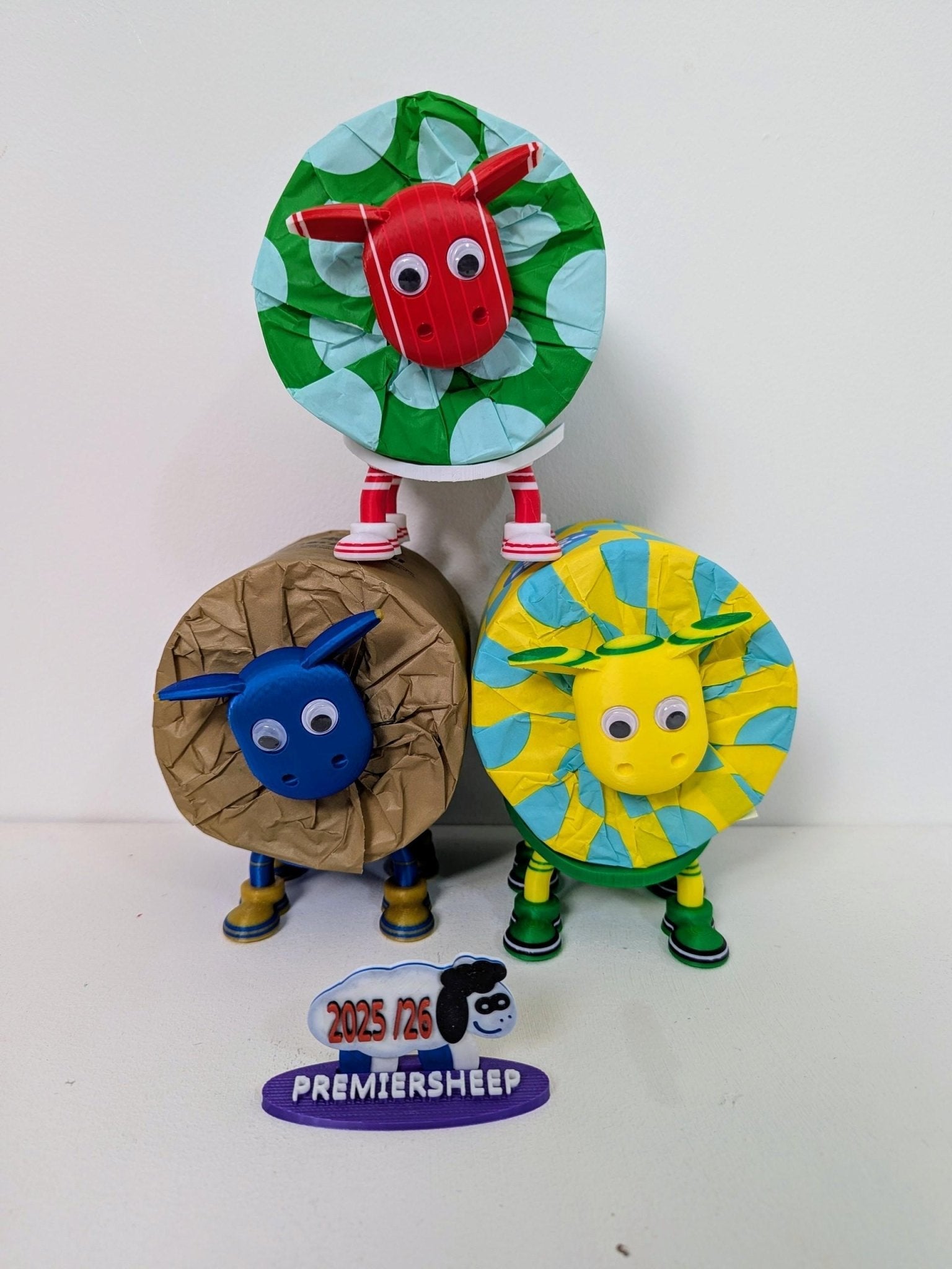 Chaddyverse Wrexham FC Sheep Toilet Roll Holder – Red Dragon Fan Gift