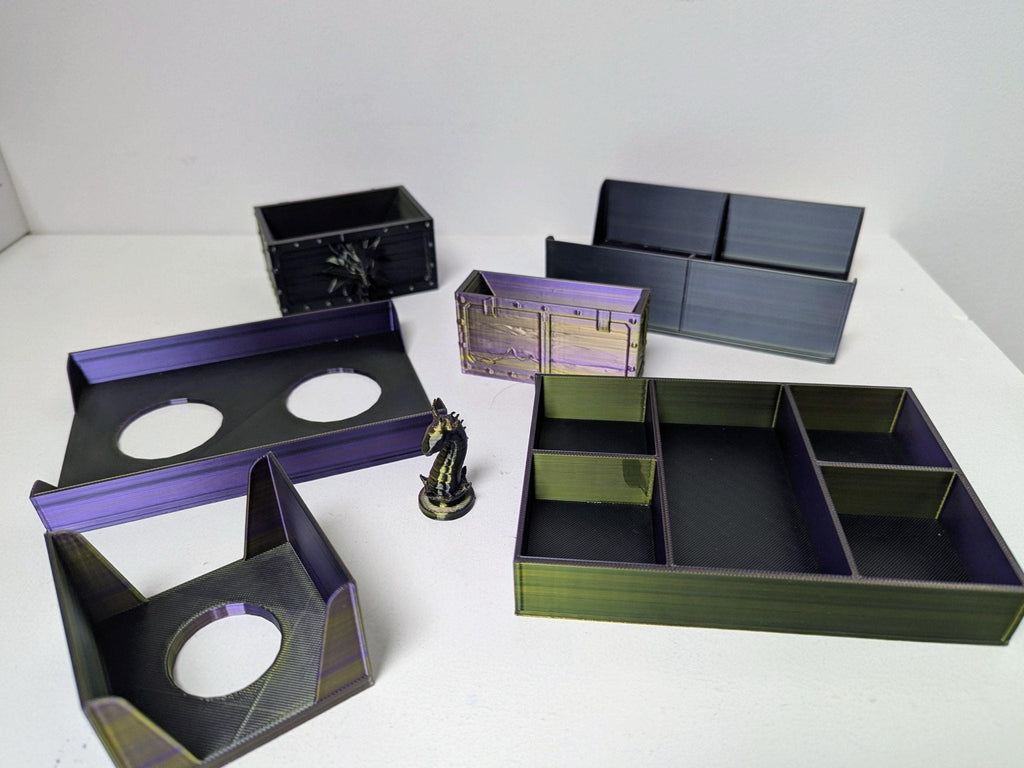 Wyrmspan Board Game Organizer & 3D Printed Resource Upgrade by Chaddyverse