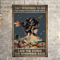 Dragonfly Girl Canvas Art Print – Inspirational Wall Decor