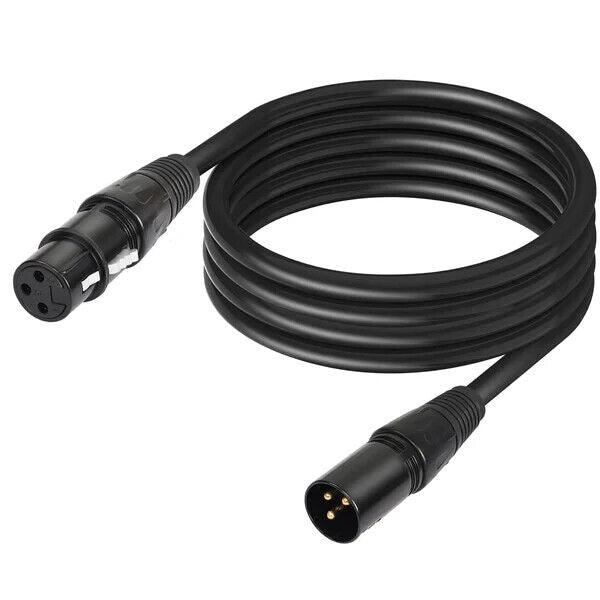 Massive Discounts XLR Audio Cable – 3-Pin Shielded Microphone Cord