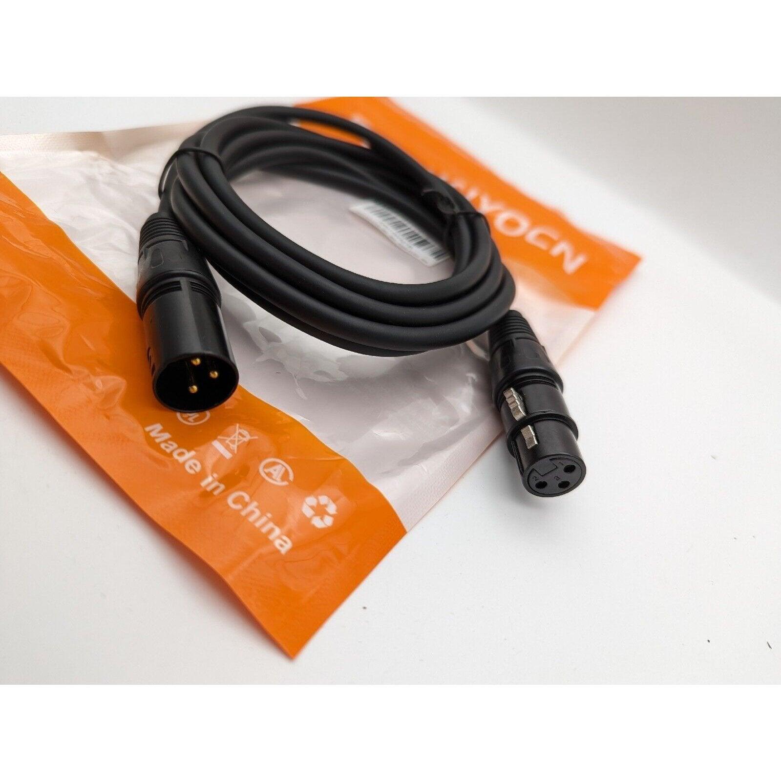 Massive Discounts XLR Audio Cable – 3-Pin Shielded Microphone Cord