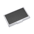 Gecko Jewellery Black Stainless Steel Card Holder Case with Engraving