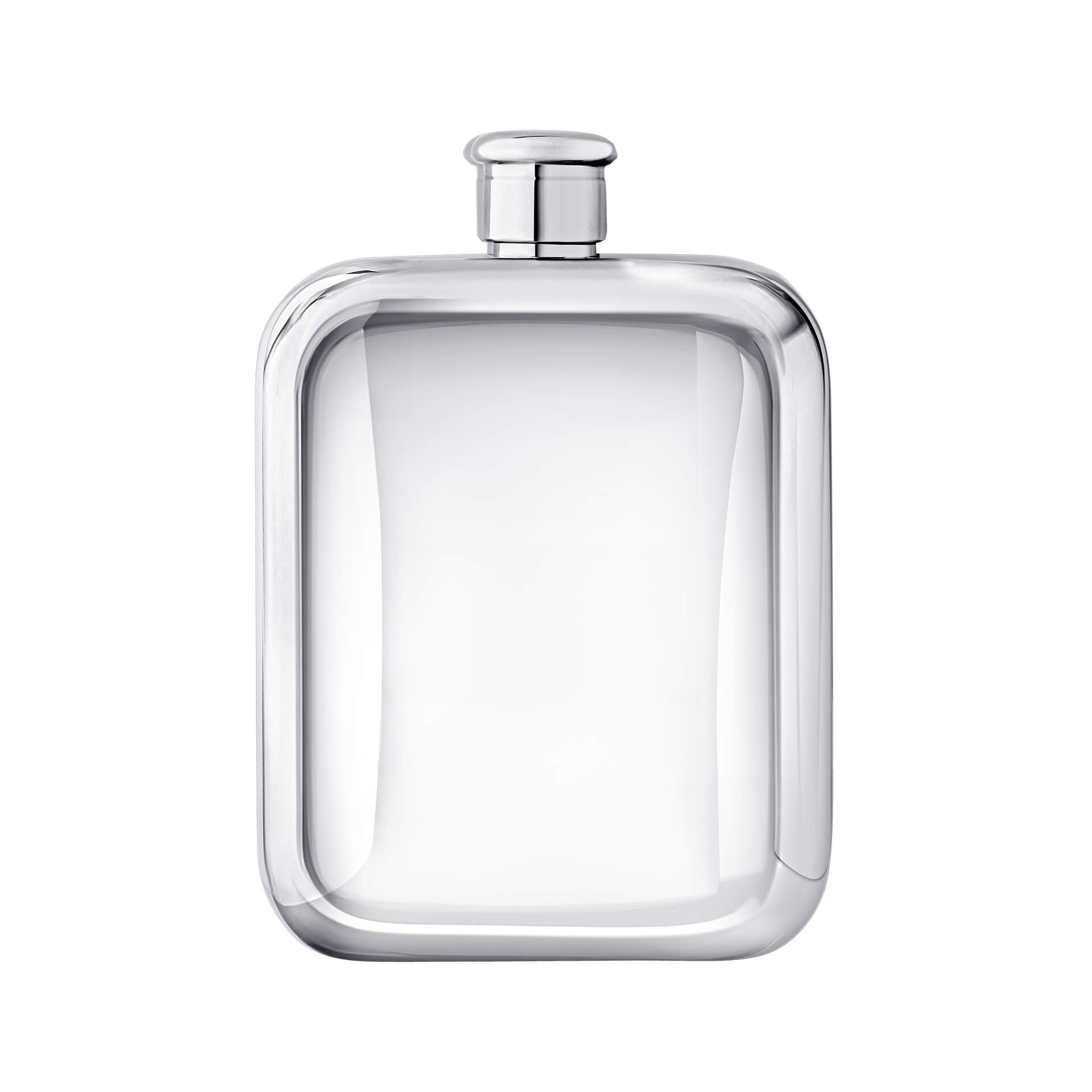 Gecko Jewellery | Engravable Stainless Steel Hip Flask with Leather Sleeve