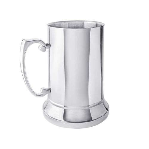 Gecko Jewellery Stainless Steel Tankard with Free Custom Engraving