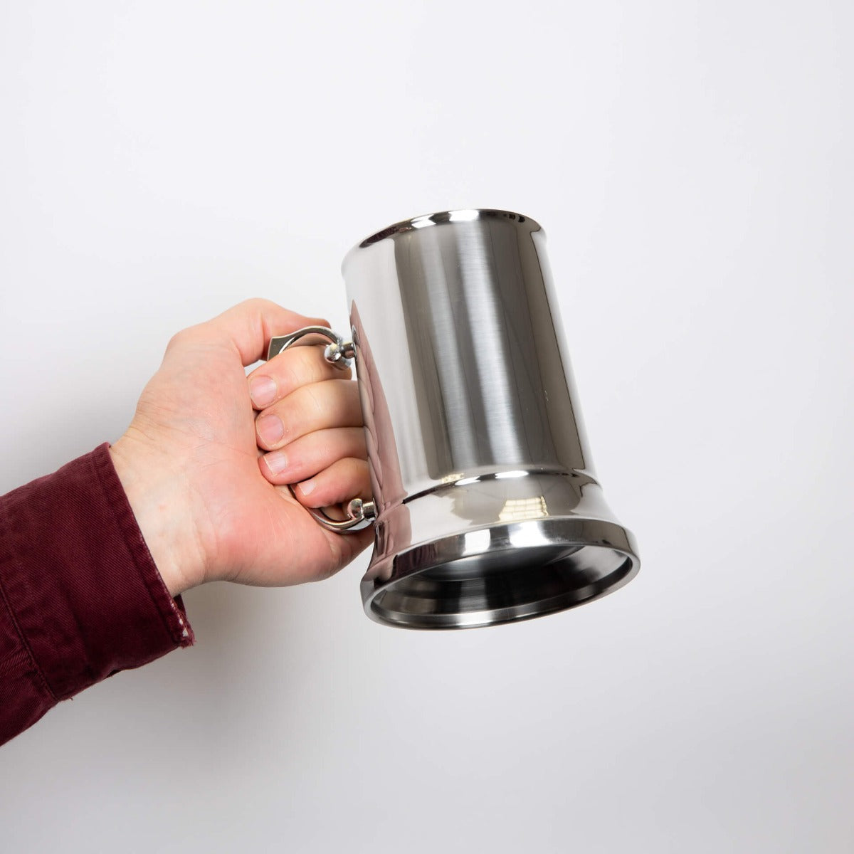 Gecko Jewellery Stainless Steel Tankard with Free Custom Engraving
