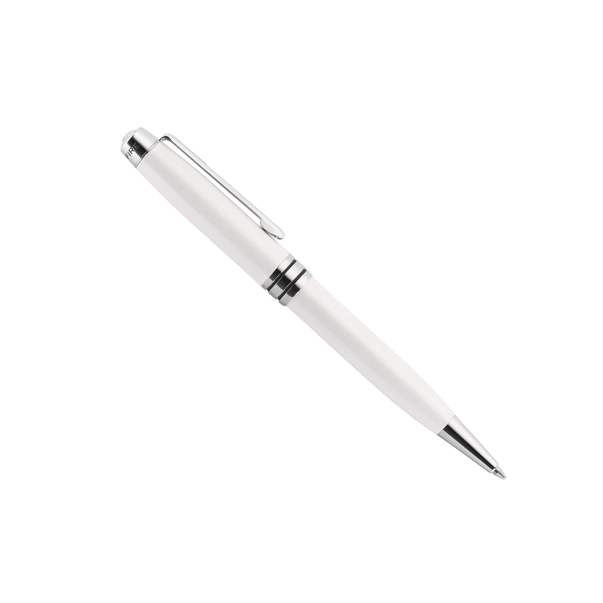 Diamonfire White Luxury Pen | Engravable Gift by Gecko Jewellery