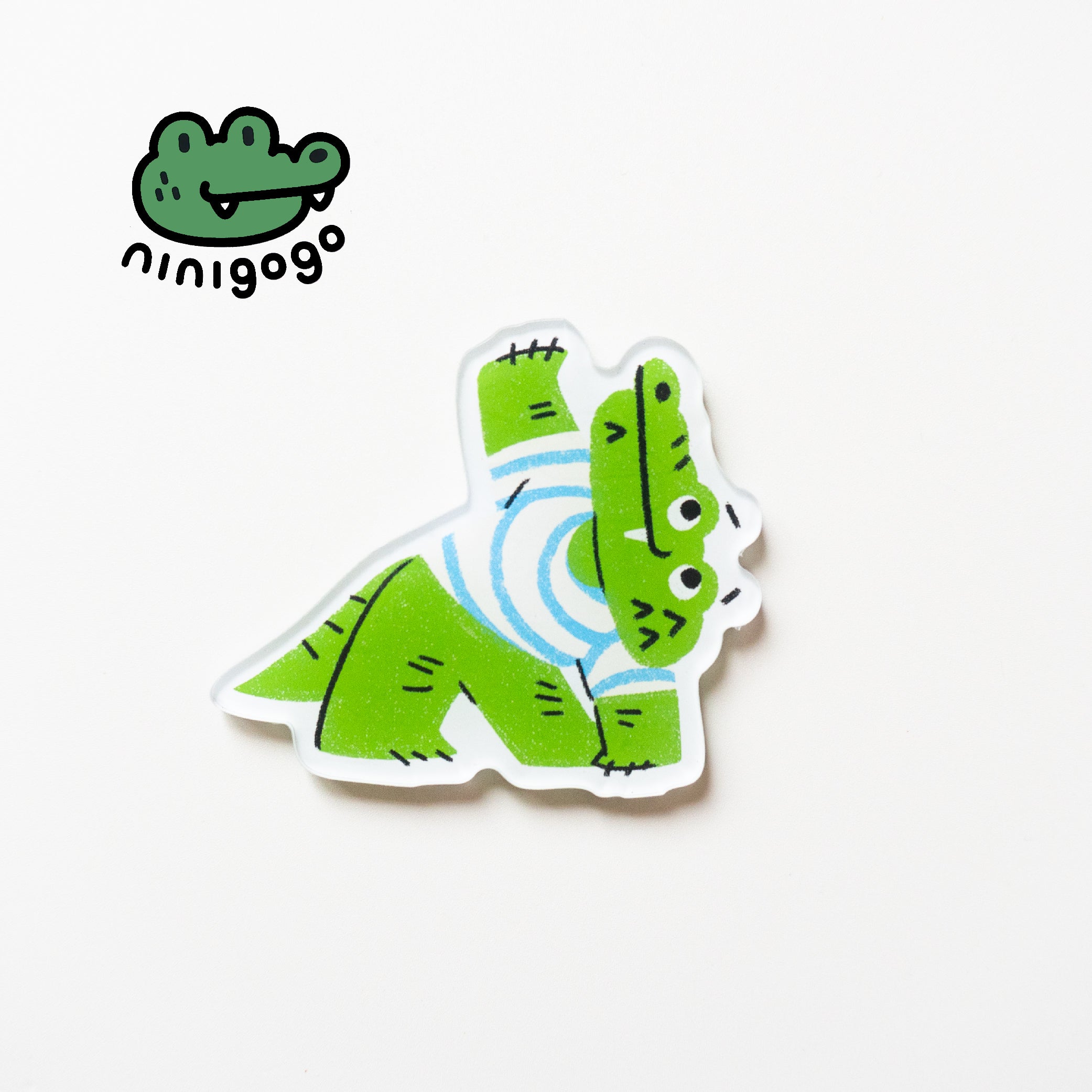 Yoga Cat Fridge Magnet by LuLuFun Studio – Cute Feline Desk Decor