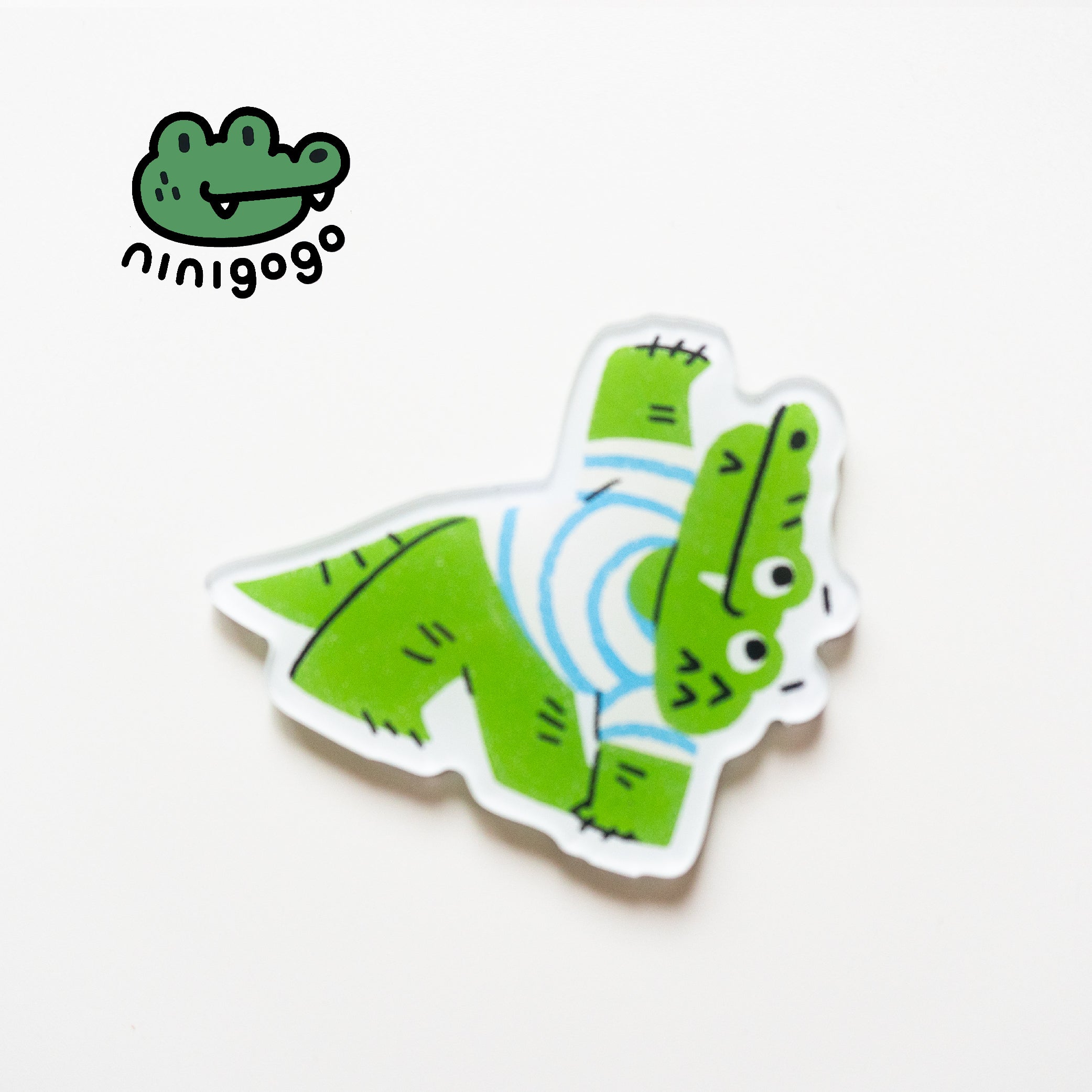 Yoga Cat Fridge Magnet by LuLuFun Studio – Cute Feline Desk Decor