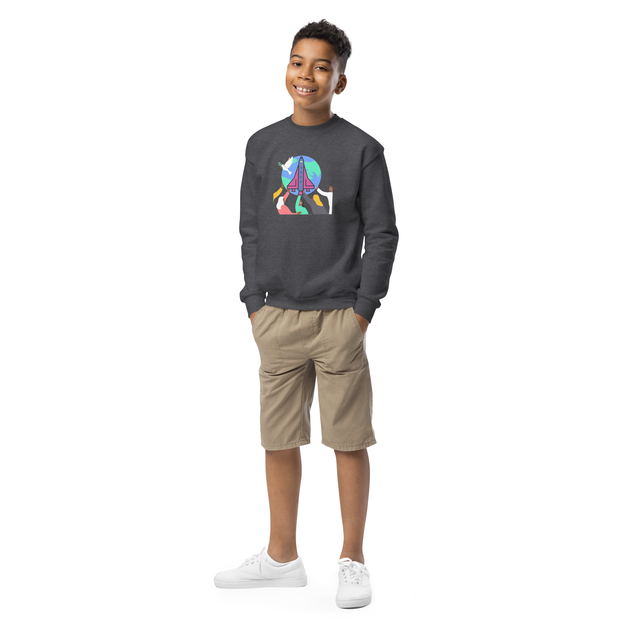 First Home Youth crewneck sweatshirt