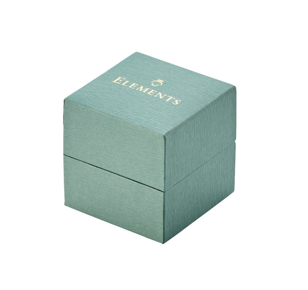 Elements Gold Branded Jewellery Presentation Box – Luxury Storage Case