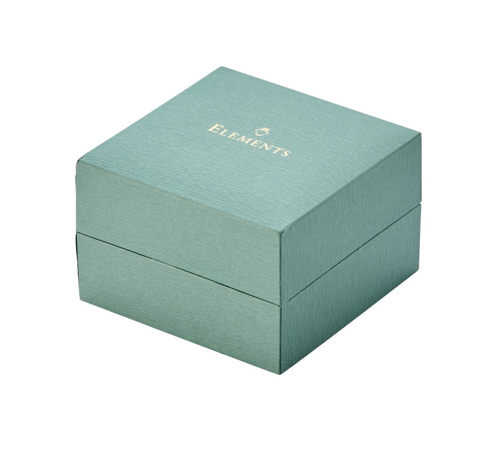 Elements Gold Branded Jewellery Presentation Box – Luxury Storage Case
