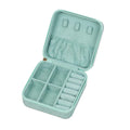 Gecko Jewellery Box – Mint Green Suede Engravable Travel Case