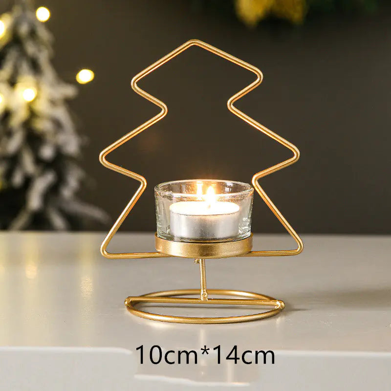 Nordic Aromatherapy Candle Holder – Iron Art Candle Stand (3 Designs)