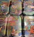 Snaps Mystery Pokemon Mini Tin - 20 Cards & Sealed Booster Pack Bundle